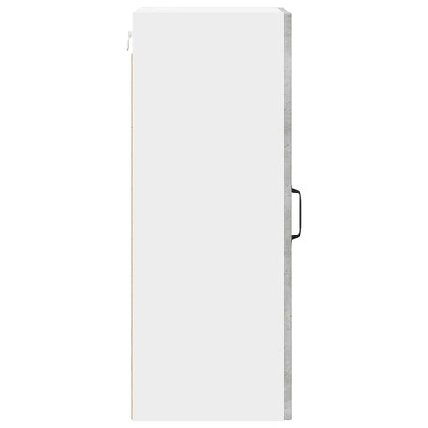 vidaXL Kitchen Wall Cabinet with Shelf Concrete Grey 30 x 31 x 80 cm