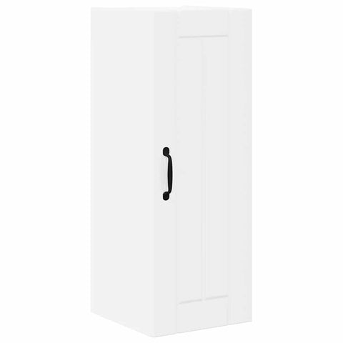 vidaXL Kitchen Wall Cabinet with Door High Gloss White 30 x 31 x 80 cm