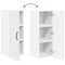 vidaXL Kitchen Wall Cabinet with Door High Gloss White 30 x 31 x 80 cm