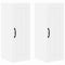 vidaXL Kitchen Wall Cabinet 2 pcs High Gloss White 30 x 31 x 80 cm