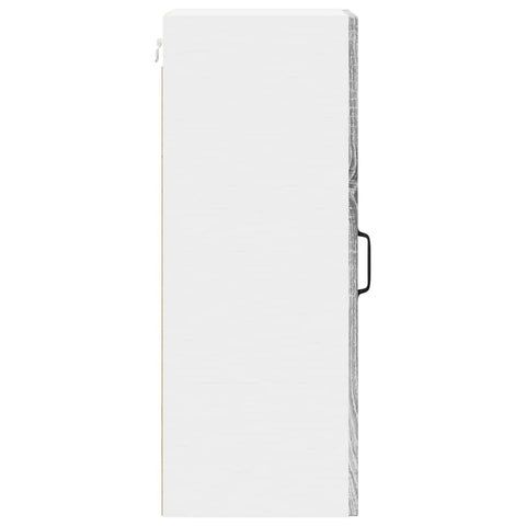 vidaXL Kitchen Wall Cabinet with Shelf Grey Sonoma 30 x 31 x 80 cm
