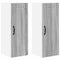 vidaXL Kitchen Wall Cabinet 2 pcs Grey Sonoma 30 x 31 x 80 cm