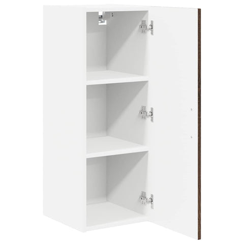 vidaXL Kitchen Wall Cabinet Brown Oak 30 x 31 x 80 cm Engineered Wood