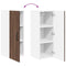 vidaXL Kitchen Wall Cabinet Brown Oak 30 x 31 x 80 cm Engineered Wood