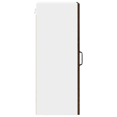 vidaXL Kitchen Wall Cabinet with Shelf 2 pcs Brown Oak 30 x 31 x 80 cm