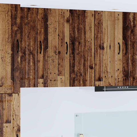 vidaXL Kitchen Wall Cabinet Old Wood 30 x 31 x 80 cm Engineered Wood