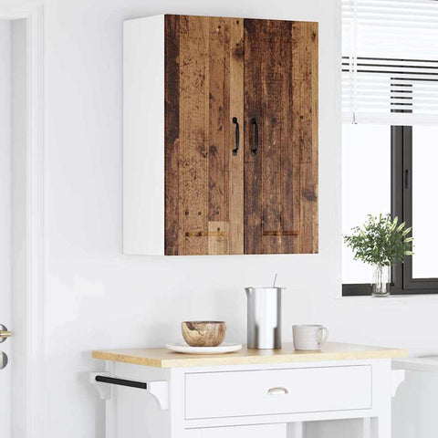 vidaXL Kitchen Wall Cabinet Old Wood 30 x 31 x 80 cm Engineered Wood