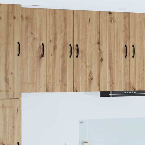 vidaXL Kitchen Wall Cabinet with Shelf Artisan oak 30 x 31 x 80 cm