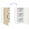 vidaXL Kitchen Wall Cabinet Sonoma Oak 40 x 31 x 80 cm Engineered Wood