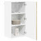 vidaXL Kitchen Wall Cabinet Sonoma Oak 40 x 31 x 80 cm Engineered Wood