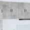 vidaXL Kitchen Wall Cabinet with Shelf Concrete Grey 40 x 31 x 80 cm