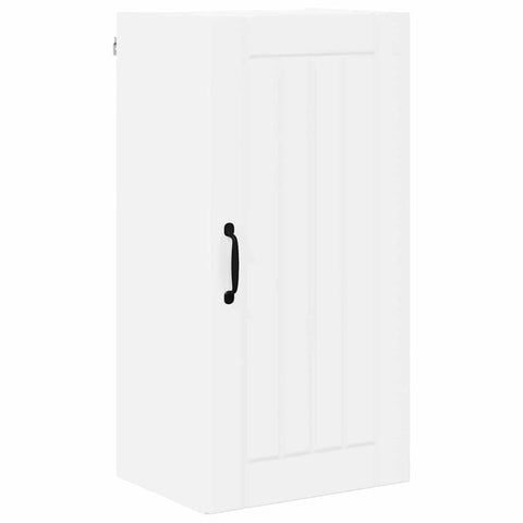 vidaXL Kitchen Wall Cabinet with Door High Gloss White 40 x 31 x 80 cm