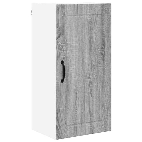 vidaXL Kitchen Wall Cabinet with Shelf Grey Sonoma 40 x 31 x 80 cm