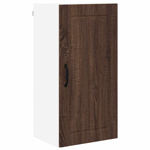 vidaXL Kitchen Wall Cabinet Brown Oak 40 x 31 x 80 cm Engineered Wood
