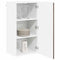vidaXL Kitchen Wall Cabinet Brown Oak 40 x 31 x 80 cm Engineered Wood