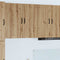 vidaXL Kitchen Wall Cabinet with Shelf Artisan Oak 40 x 31 x 80 cm