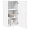 vidaXL Kitchen Wall Cabinet with Shelf Artisan Oak 40 x 31 x 80 cm