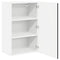 vidaXL Kitchen Wall Cabinet Black 50 x 31 x 80 cm Engineered Wood