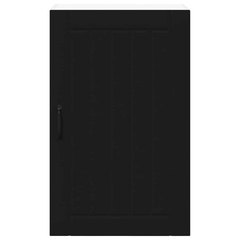 vidaXL Kitchen Wall Cabinet Black 50 x 31 x 80 cm Engineered Wood