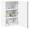 vidaXL Kitchen Wall Cabinet Black 50 x 31 x 80 cm Engineered Wood