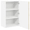 vidaXL Kitchen Wall Cabinet Sonoma Oak 50 x 31 x 80 cm Engineered Wood