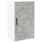vidaXL Kitchen Wall Cabinet with Shelf Concrete Grey 50 x 31 x 80 cm