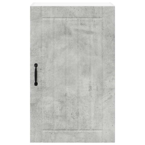vidaXL Kitchen Wall Cabinet with Shelf Concrete Grey 50 x 31 x 80 cm