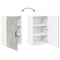 vidaXL Kitchen Wall Cabinet with Shelf Concrete Grey 50 x 31 x 80 cm