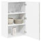 vidaXL Kitchen Wall Cabinet with Shelf Concrete Grey 50 x 31 x 80 cm
