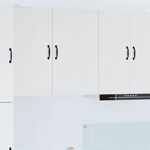 vidaXL Kitchen Wall Cabinet with Door High Gloss White 50 x 31 x 80 cm