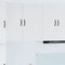 vidaXL Kitchen Wall Cabinet with Door High Gloss White 50 x 31 x 80 cm