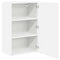 vidaXL Kitchen Wall Cabinet with Door High Gloss White 50 x 31 x 80 cm
