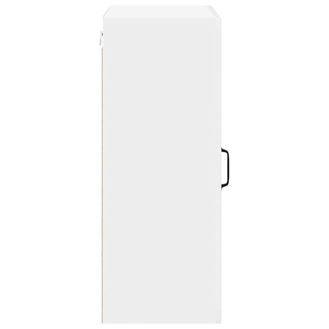 vidaXL Kitchen Wall Cabinet with Door High Gloss White 50 x 31 x 80 cm
