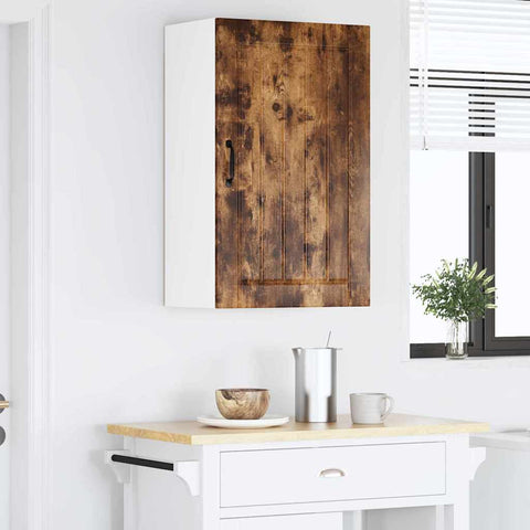 vidaXL Kitchen Wall Cabinet Smoked Oak 50 x 31 x 80 cm Engineered Wood