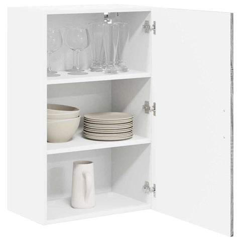 vidaXL Kitchen Wall Cabinet with Shelf Grey Sonoma 50 x 31 x 80 cm
