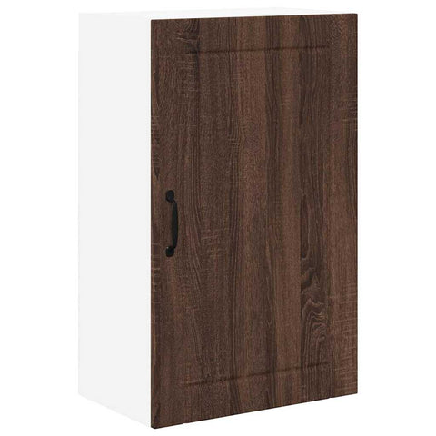 vidaXL Kitchen Wall Cabinet Brown Oak 50 x 31 x 80 cm Engineered Wood