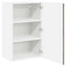 vidaXL Kitchen Wall Cabinet Brown Oak 50 x 31 x 80 cm Engineered Wood