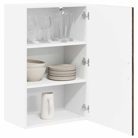 vidaXL Kitchen Wall Cabinet Brown Oak 50 x 31 x 80 cm Engineered Wood