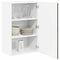 vidaXL Kitchen Wall Cabinet Brown Oak 50 x 31 x 80 cm Engineered Wood