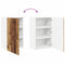 vidaXL Kitchen Wall Cabinet Old Wood 50 x 31 x 80 cm Engineered Wood