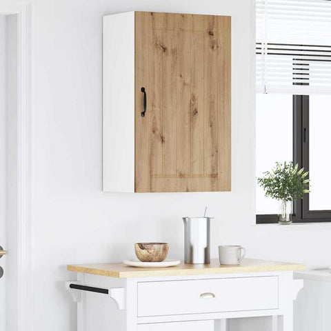 vidaXL Kitchen Wall Cabinet with Shelf Artisan Oak 50 x 31 x 80 cm
