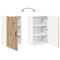 vidaXL Kitchen Wall Cabinet with Shelf Artisan Oak 50 x 31 x 80 cm
