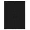 vidaXL Kitchen Wall Cabinet Black 60 x 31 x 80 cm Engineered Wood
