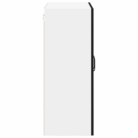 vidaXL Kitchen Wall Cabinet Black 60 x 31 x 80 cm Engineered Wood