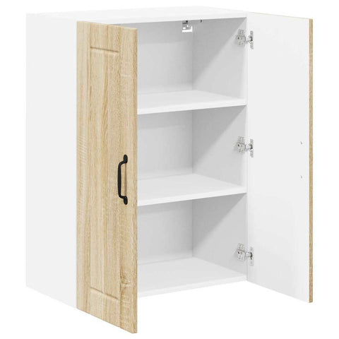 vidaXL Kitchen Wall Cabinet Sonoma Oak 60 x 31 x 80 cm Engineered Wood