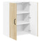 vidaXL Kitchen Wall Cabinet Sonoma Oak 60 x 31 x 80 cm Engineered Wood