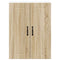 vidaXL Kitchen Wall Cabinet Sonoma Oak 60 x 31 x 80 cm Engineered Wood