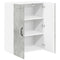 vidaXL Kitchen Wall Cabinet with Shelf Concrete Grey 60 x 31 x 80 cm