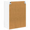 vidaXL Kitchen Wall Cabinet with Shelf Concrete Grey 60 x 31 x 80 cm