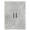 vidaXL Kitchen Wall Cabinet with Shelf Concrete Grey 60 x 31 x 80 cm